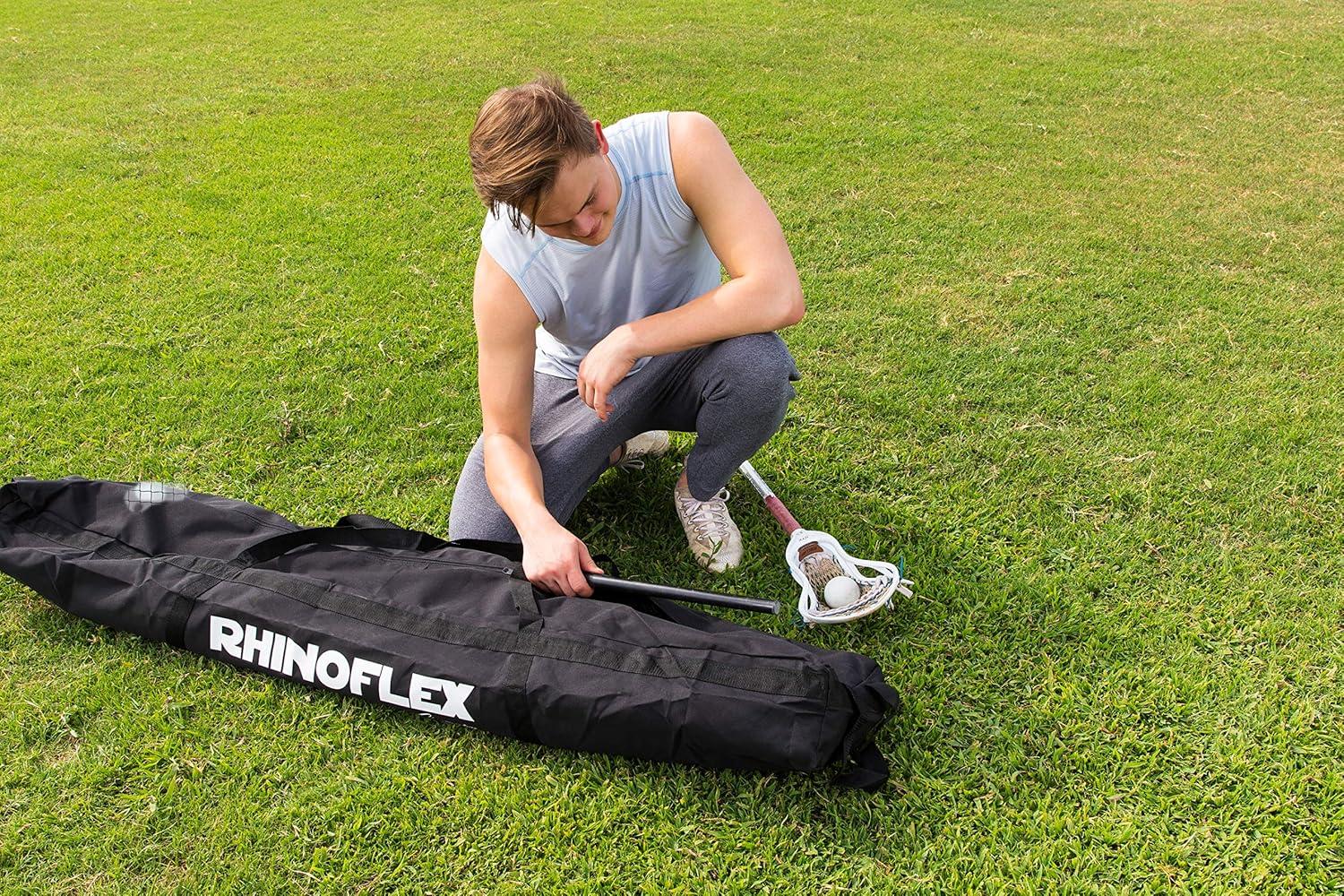image:imageChampion Sports Baseball and Lacrosse Backstop Net Rhino Flex Goal Backstop Barrier Net Portable Ball Stop and Barrier Netting with Carry Bag Multiple Styles21 x 11