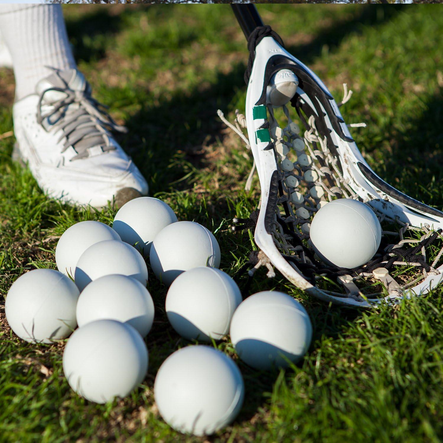 image:imageChampion Sports Practice Sponge Lacrosse Balls Soft Touch for Indoor Outdoor Training amp Practice 12 Pack White12 Count Pack of 1
