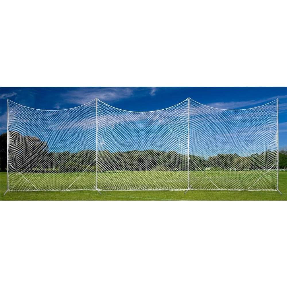 image:imageChampion Sports Lacrosse Backstop Net Ball Barrier for Professional College and Grade School Training Practice and Drills Field Organizer for Stray BallsWhite