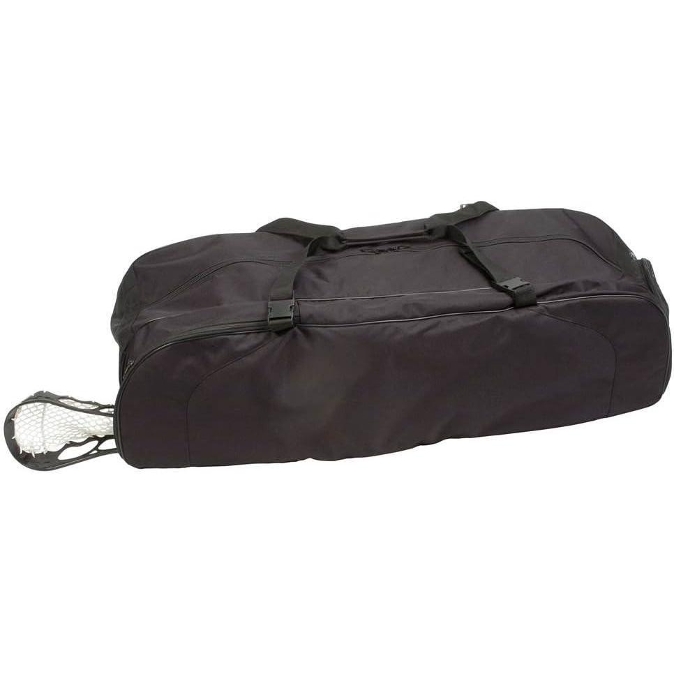 image:imageChampion Sports Lacrosse Equipment Bag  HeavyDuty Nylon Stick Compartment Waterproof Bottom Adjustable Strap 44x15x13inBlack