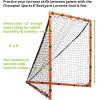 Champion Sports Champion Sports Backyard Lacrosse Goal(Orange with Black Net)
