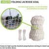 Champion Sports LNGLFD Folding Backyard Lacrosse Goalm,w/Net