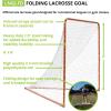 Champion Sports LNGLFD Folding Backyard Lacrosse Goalm,w/Net