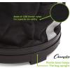 Champion Sports Lacrosse Ball Bag: Nylon Sports Training Tote for Lacrosse, Baseball and Tennis,Gray/Black