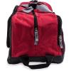 Champion Sports Lacrosse Equipment Bag – Heavy-Duty Nylon, Stick Compartment, Waterproof Bottom, Adjustable Strap, 44x15x13in(Red)