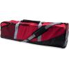 Champion Sports Lacrosse Equipment Bag – Heavy-Duty Nylon, Stick Compartment, Waterproof Bottom, Adjustable Strap, 44x15x13in(Red)