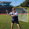 Champion Sports Lacrosse Goal Net – 4mm Official Size White Nylon Net Replacement (Pack of 2)