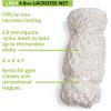 Champion Sports Lacrosse Goal Net – 4mm Official Size White Nylon Net Replacement (Pack of 2)