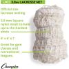 Champion Sports Lacrosse Goal Nets: Official Size Nylon Net Replacement – Multiple Styles(2mm  2 pack)