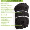 Champion Sports Lacrosse Goal Nets: Official Size Nylon Net Replacement – Multiple Styles(3mm)