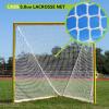 Champion Sports Lacrosse Goal Nets: Official Size Nylon Net Replacement – Multiple Styles(4mm  2 pack)