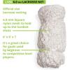 Champion Sports Lacrosse Goal Nets: Official Size Nylon Net Replacement – Multiple Styles(5mm  2 pack)