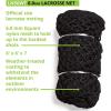 Champion Sports Lacrosse Goal Nets: Official Size Nylon Net Replacement – Multiple Styles(6mm  2 pack)