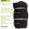Champion Sports Lacrosse Goal Nets: Official Size Nylon Net Replacement – Multiple Styles(7mm  2 pack)