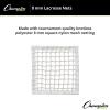 Champion Sports Lacrosse Goal Nets: Official Size Nylon Net Replacement – Multiple Styles(8mm  2 pack)