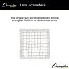 Champion Sports Lacrosse Goal Nets: Official Size Nylon Net Replacement – Multiple Styles(8mm  2 pack)