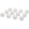 Champion Sports Practice Sponge Lacrosse Balls: Soft Touch for Indoor Outdoor Training & Practice – 12 Pack White(12 Count (Pack of 1))