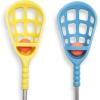 Champion Sports Rhino Lacrosse Set: Rhino Skin Training Equipment for Boys, Girls, Kids, Youth and Amateur Athletes – 12 Aluminum Sticks and 12 Balls for Indoor Outdoor Use