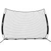 Champion Sports Baseball and Lacrosse Backstop Net: Rhino Flex Goal Backstop Barrier Net – Portable Ball Stop and Barrier Netting with Carry Bag – Multiple Styles(12′ x 9′)