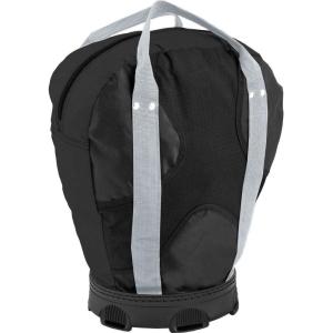 Champion Sports Lacrosse Ball Bag: Nylon Sports Training Tote for Lacrosse, Baseball and Tennis,Gray/Black