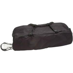 Champion Sports Lacrosse Equipment Bag – Heavy-Duty Nylon, Stick Compartment, Waterproof Bottom, Adjustable Strap, 44x15x13in(Black)