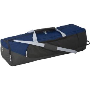 Champion Sports Lacrosse Equipment Bag – Heavy-Duty Nylon, Stick Compartment, Waterproof Bottom, Adjustable Strap, 44x15x13in(Navy)