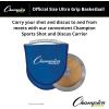 Champion Sports Iron Shot Put – Durable Track & Field Training Shot, Multiple Weights for Youth, HS & Collegiate Athletes(Shot Put Carrier W/ Handle)