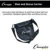 Champion Sports Iron Shot Put – Durable Track & Field Training Shot, Multiple Weights for Youth, HS & Collegiate Athletes(Shot Put Carrier W/ Shoulder Strap)