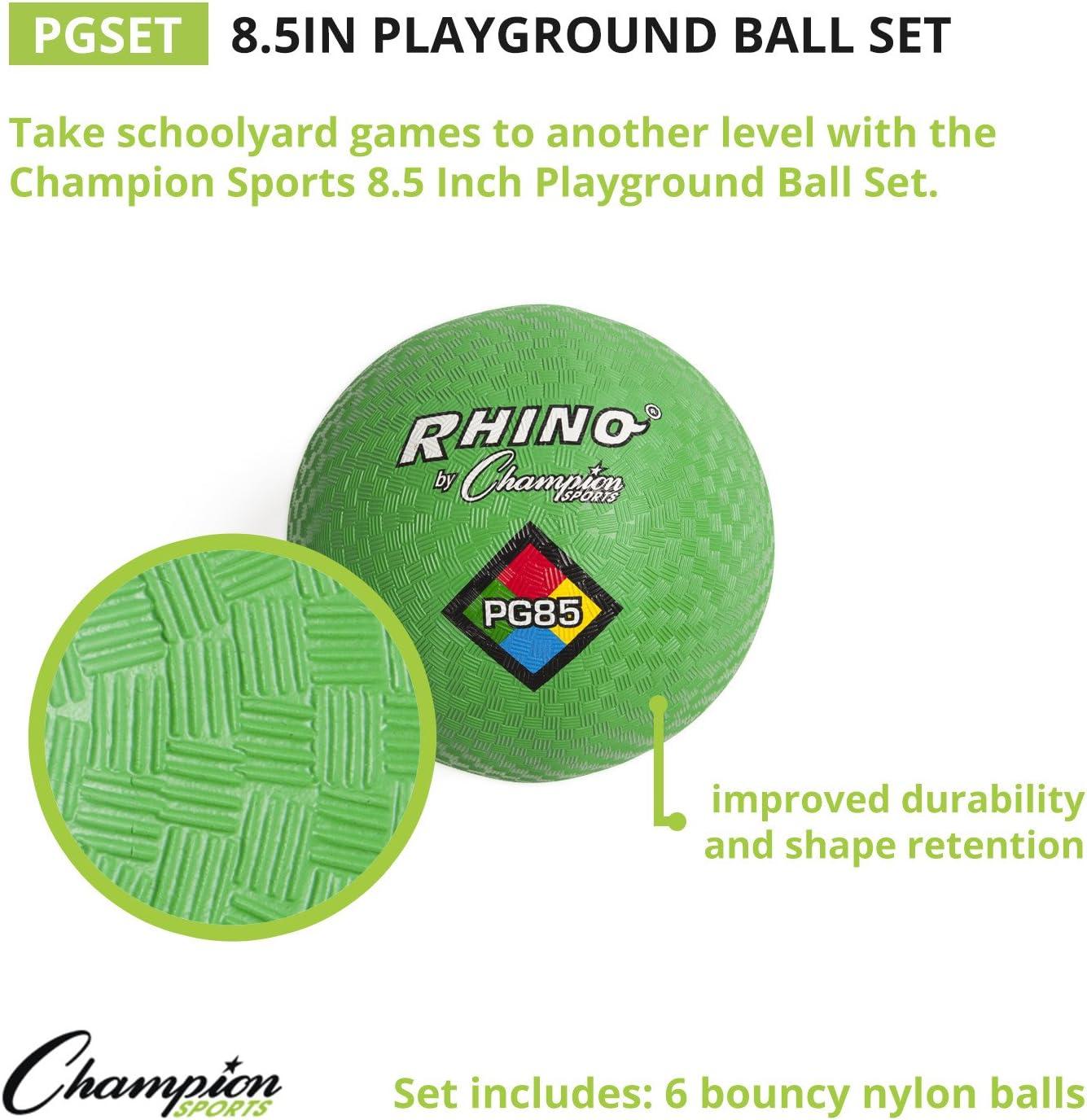 image:imageChampion Sports Rhino Playground Balls85 Assorted Colors 6 Set