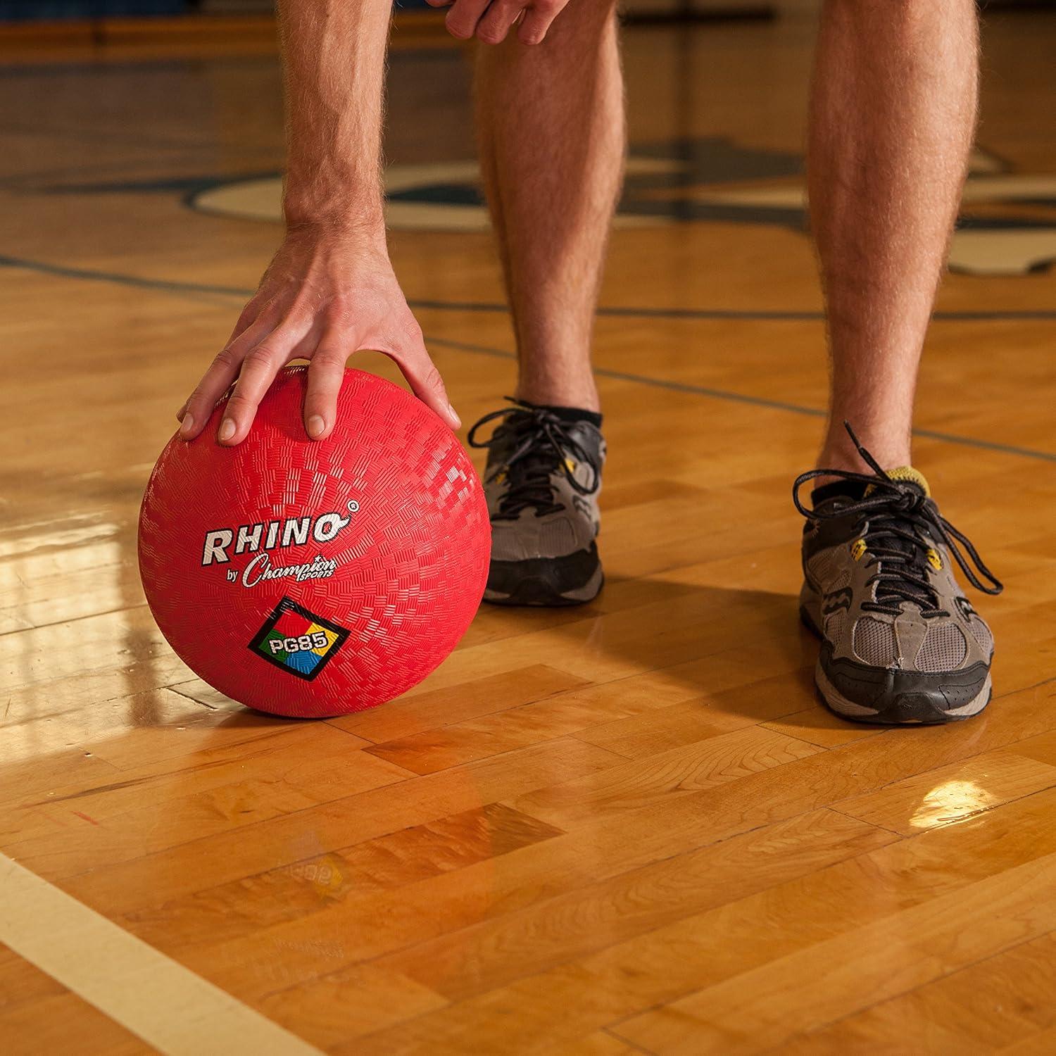 image:imageChampion Sports Rhino Playground Balls85 Assorted Colors 6 Set with Bag and Pump