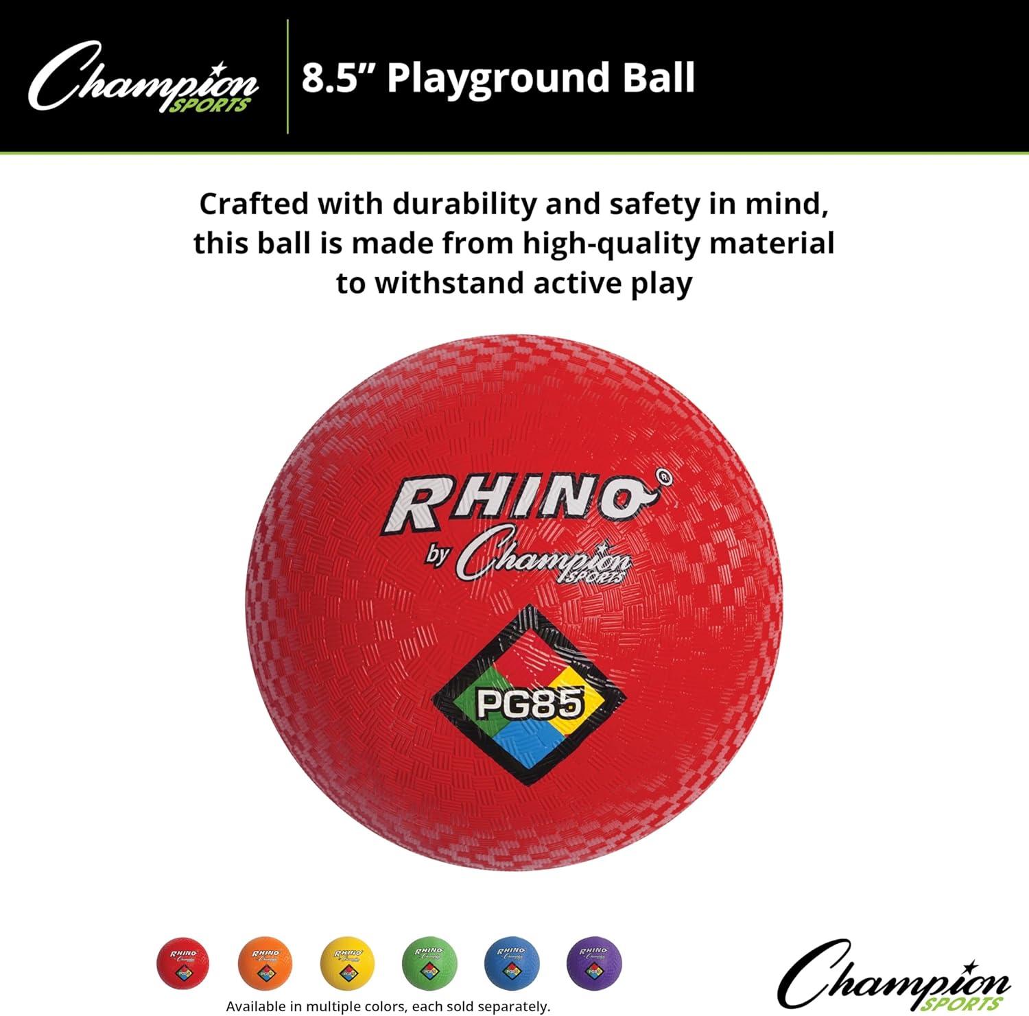 image:imageChampion Sports Rhino Playground Balls85 Red Single