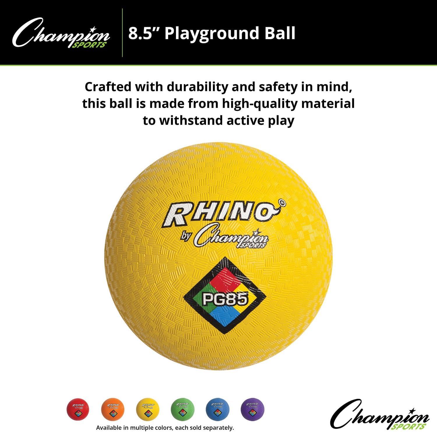 image:imageChampion Sports Rhino Playground Balls85 Yellow Single
