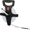Champion Sports Open Reel Measuring Tapes – Durable Hand Crank with Metal Spike, Dual-Sided Feet & Meters, Perfect for Track & Field and Long Jump, 400 Feet/120 Meters(0.3 m)