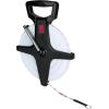 Champion Sports Open Reel Measuring Tapes – Durable Hand Crank with Metal Spike, Dual-Sided Feet & Meters, Perfect for Track & Field and Long Jump, 400 Feet/120 Meters(120 m)