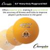 Champion Sports Rhino Playground Balls(8.5″ Heavy Duty Yellow (Single))