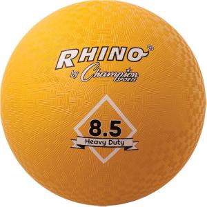 Champion Sports Rhino Playground Balls(8.5″ Heavy Duty Yellow (Single))