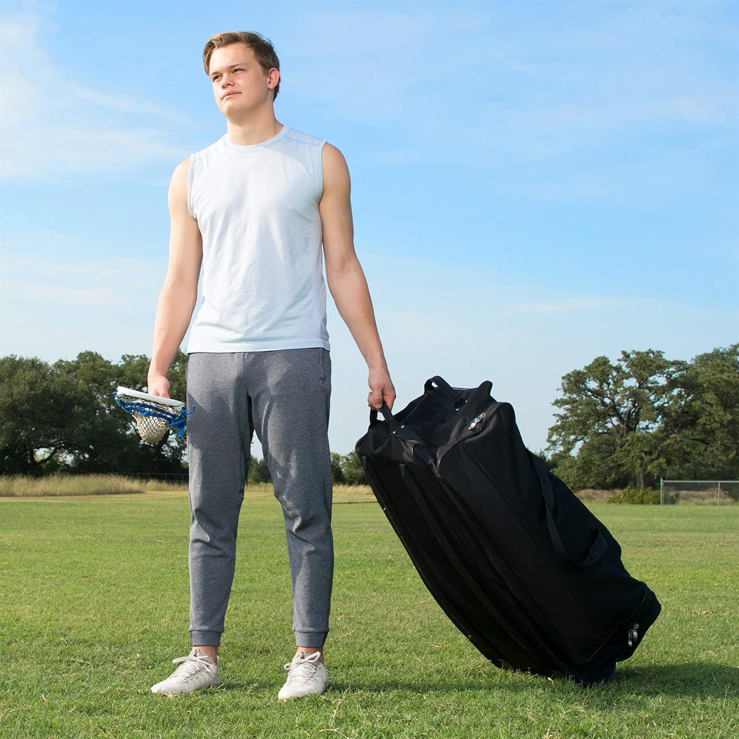 image:imageChampion Sports Wheeled Equipment Bag Large Rolling Sports Gear Bag for Baseball Football amp Travel