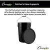 Champion Sports 6 Gallon Bucket with Padded Soft Seat Lid – Durable Construction – Balls Not Included – Ideal for Baseball, Softball, T-Ball, Practice Balls, and Lacrosse – Black(Black)