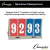 Champion Sports FAS4 Flip A Score Tabletop Scorer, 5″ Numbers