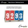 Champion Sports FAS4 Flip A Score Tabletop Scorer, 5″ Numbers