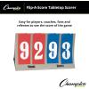 Champion Sports FAS4 Flip A Score Tabletop Scorer, 5″ Numbers