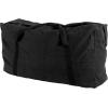 Champion Sports Oversized Canvas Duffle Bag – Heavy-Duty Travel & Gym Bag for Sports Equipment, Gear, or Weekend Trips, Black(42″L x 13″D x 16″H)