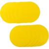 Champion Sports Round Poly Spot Markers for Sports, Activities, and Social Distancing – 10-inch, Set of 12 – Yellow