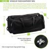 Champion Sports Wheeled Equipment Bag – Large Rolling Sports Gear Bag for Baseball, Football & Travel
