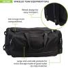 Champion Sports Wheeled Equipment Bag – Large Rolling Sports Gear Bag for Baseball, Football & Travel