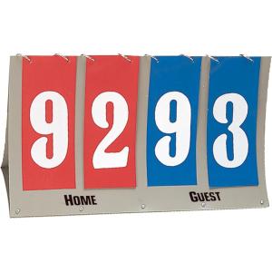 Champion Sports FAS4 Flip A Score Tabletop Scorer, 5″ Numbers