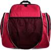 Champion Sports 600 Denier® Deluxe Top Loading All Purpose Backpack with Inner & Outer Pockets – Adjustable Straps & Carry Handle – 19″Lx18″Wx10″H – Red