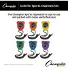 Champion Sports Stopwatch Timer Set: Waterproof, Handheld Digital Clock Sport Stopwatches with Large Display for Kids or Coach – Bright Colored 6 Pack(Bright Colors Assorted)