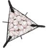Champion Sports Rhino® Flex Ball Caddy – Knotless Polyester Net with Iron Frame – Lightweight Portable Storage – Batting Practice Ball Caddy – Weather Resistant – Includes Carrying Bag