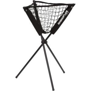 Champion Sports Rhino® Flex Ball Caddy – Knotless Polyester Net with Iron Frame – Lightweight Portable Storage – Batting Practice Ball Caddy – Weather Resistant – Includes Carrying Bag